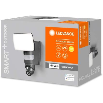 Ledvance - LED-valonheitin anturilla Datapistorasia kamerou SMART+ LED/24W/230V IP44 Wi-Fi