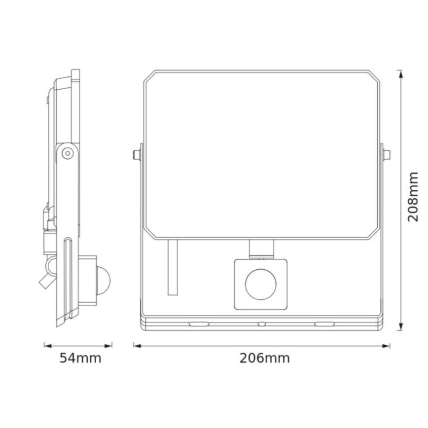 Ledvance - LED-valonheitin liike- ja hämärätunnistimella FLOODLIGHT LED/50W/230V 3000K IP65