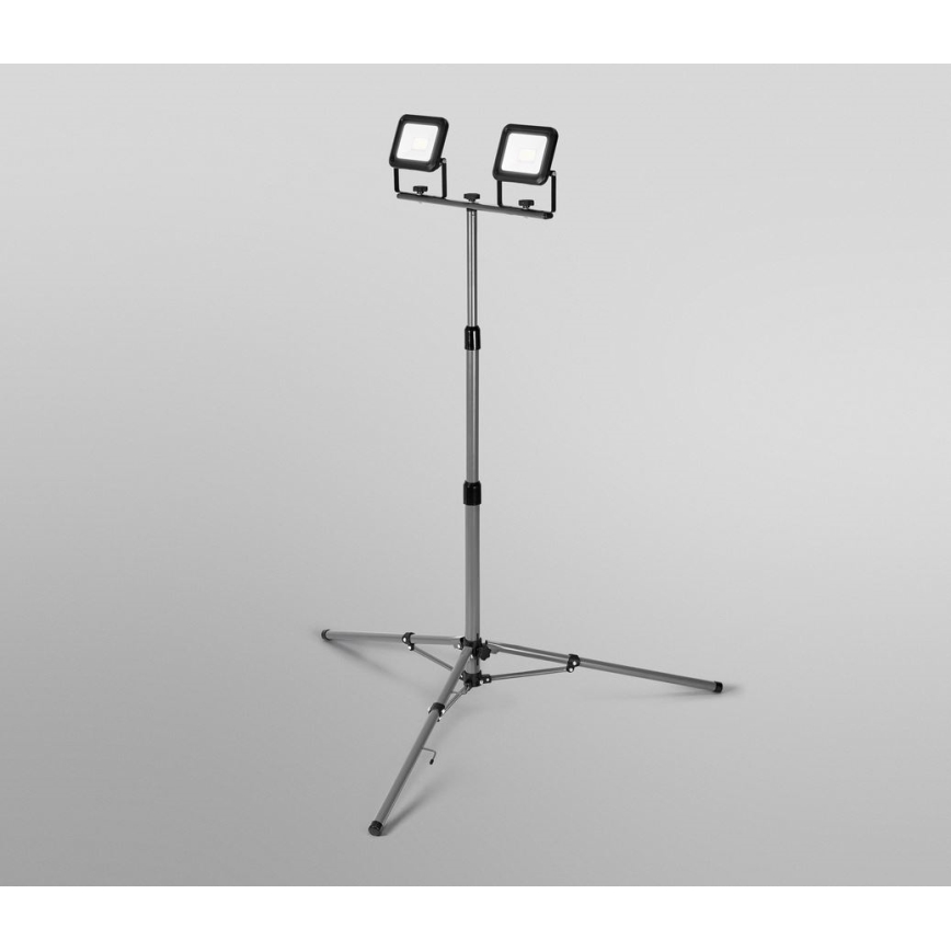 Ledvance - LED-ulkovalonheitin pidikkeen kanssa WORKLIGHT TRIPOD 2xLED/20W/230V 6500K IP65