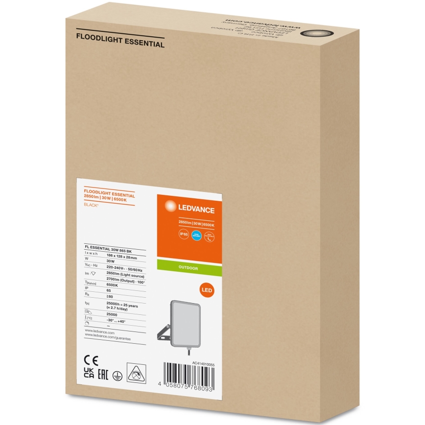 Ledvance - LED Valonheitin ulkoseinään FLOODLIGHT LED/30W/230V 6500K IP65