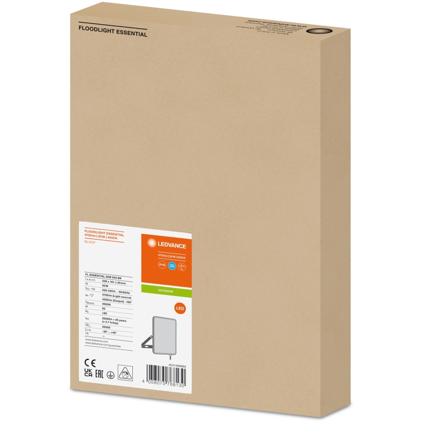 Ledvance - LED Valonheitin ulkoseinään FLOODLIGHT LED/50W/230V 4000K IP65