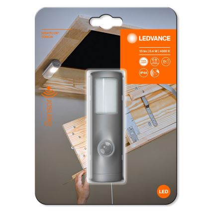 Ledvance - LED-yövalo anturilla NIGHTLUX LED/0,35W/3xAAA IP54