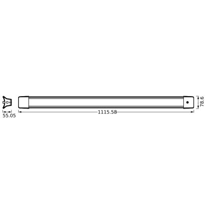 Ledvance - LED-riippuvalaisin ketjulla OFFICE LINE LED/41W/230V 4000K