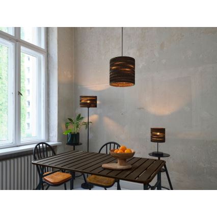 Ledvance - Pöytävalaisin DECOR CARDBOARD 1xE27/15W/230V halkaisija 20 cm