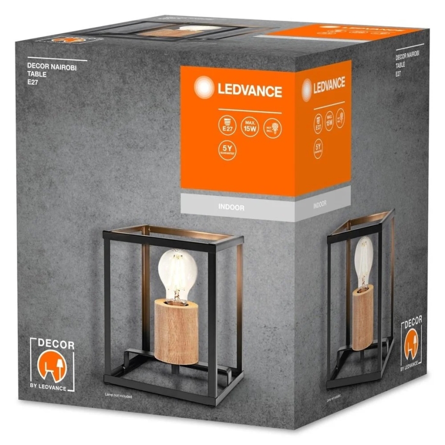 Ledvance - Pöytävalaisin DECOR NAIROBI 1xE27/15W/230V