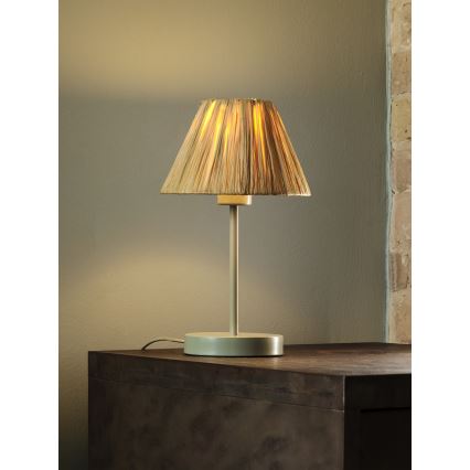Ledvance - Pöytävalaisin DECOR RAFFIA 1xE27/15W/230V juuttinaru