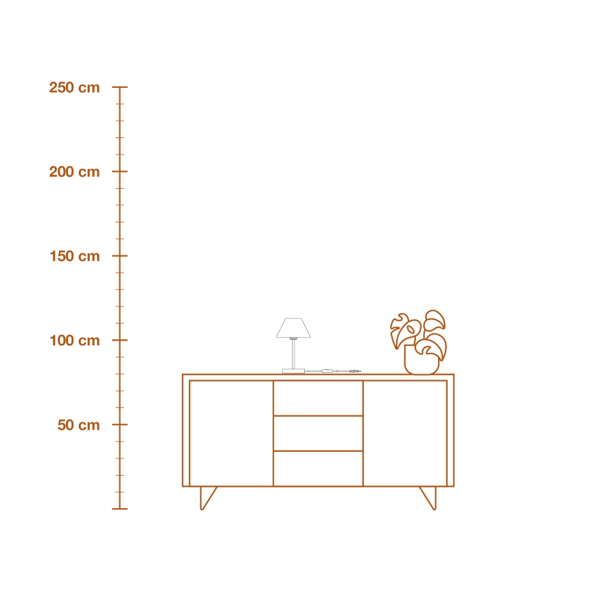 Ledvance - Pöytävalaisin DECOR RAFFIA 1xE27/15W/230V juuttinaru