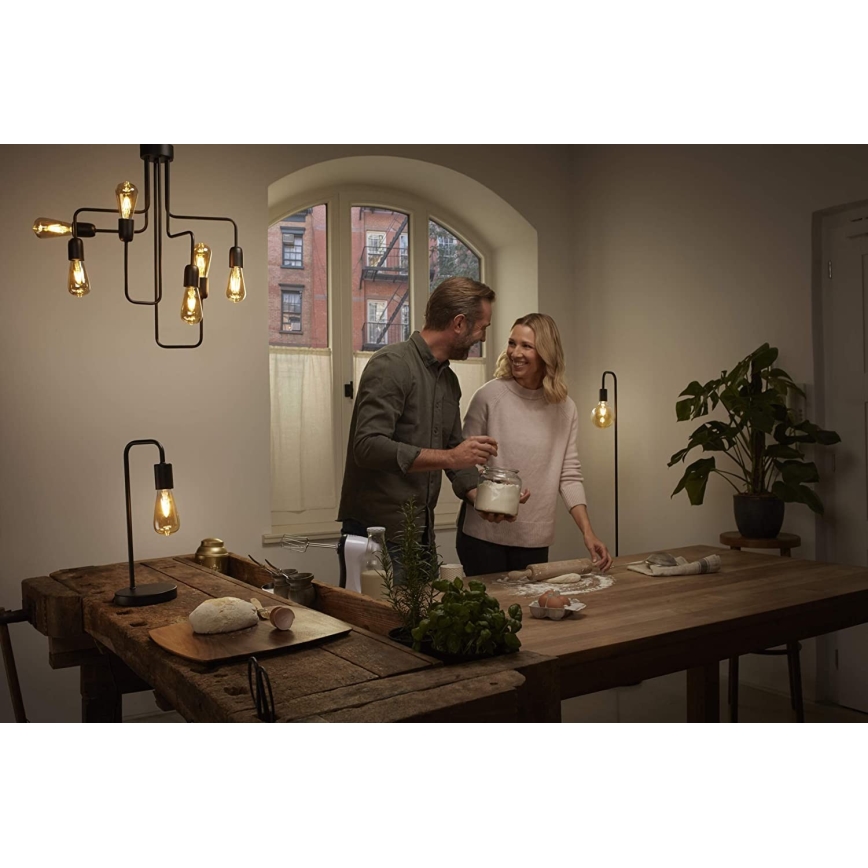 Ledvance - Pöytävalaisin PIPE 1xE27/40W/230V