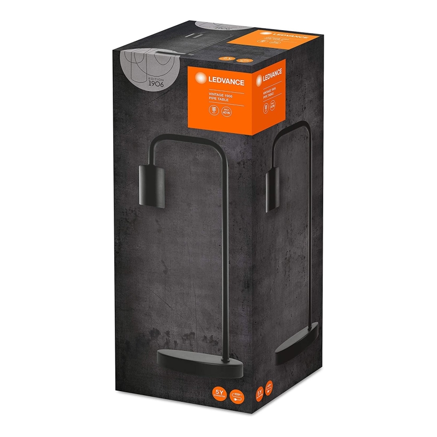 Ledvance - Pöytävalaisin PIPE 1xE27/40W/230V