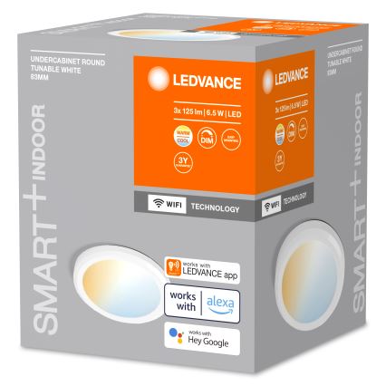 Ledvance - SET 3x LED Himmennettävä keittiökaapinalusvalo SMART+ LED/6,5W/230V 3000-6500K Wi-Fi