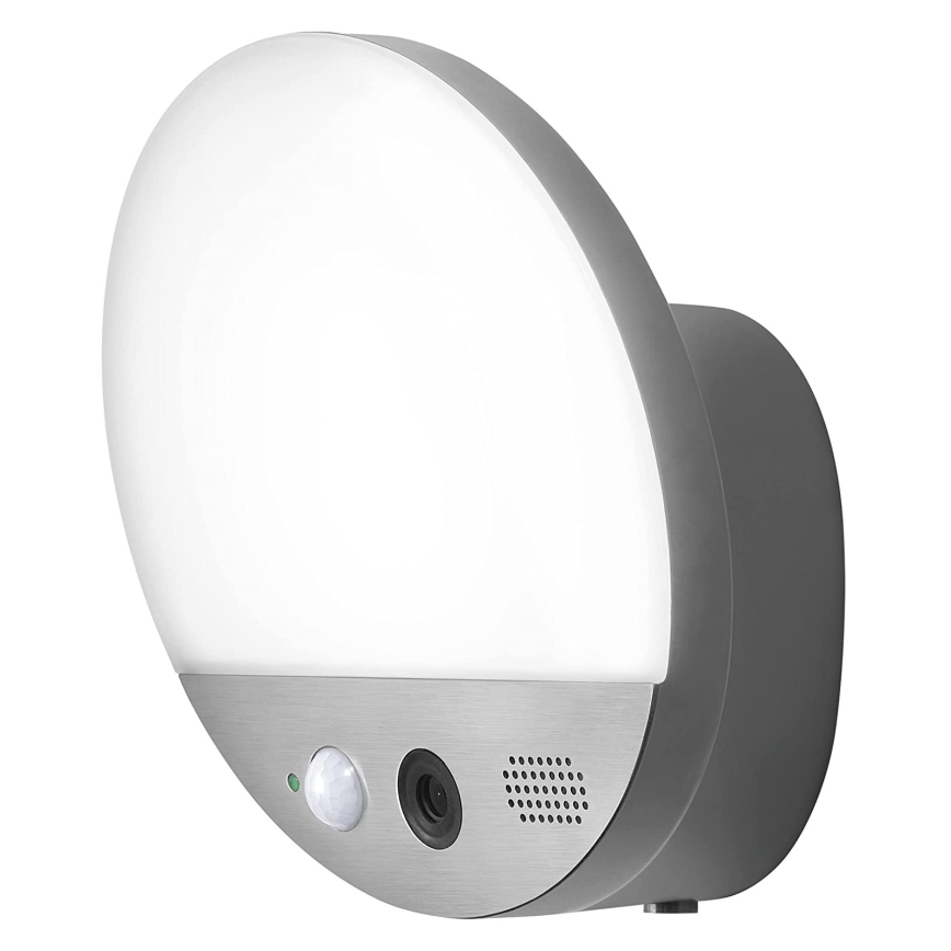 Ledvance - SMART+ LED-ulkovalaisin anturilla ja kameralla LED/15W/230V Wi-Fi IP44