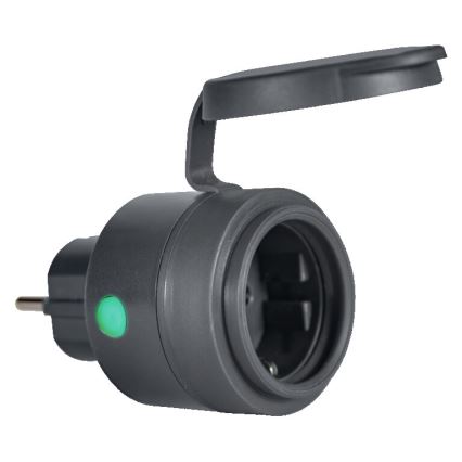 Ledvance - Ulkokäyttöön soveltuva älypistorasia SMART+ PLUG 3680W IP44 SCHUKO