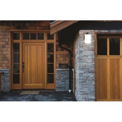 Ledvance - Ulkoseinävalaisin CYLINDER 1xE27/60W/230V IP43 musta