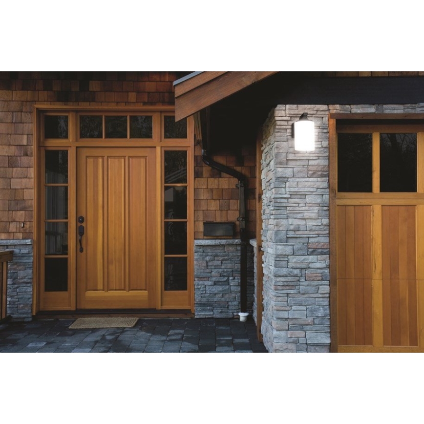 Ledvance - Ulkoseinävalaisin CYLINDER 1xE27/60W/230V IP43 musta