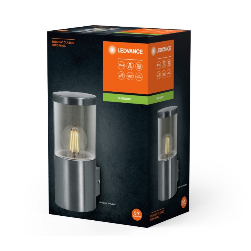 Ledvance - Ulkoseinävalaisin EBRO 1xE27/20W/230V IP44