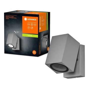 Ledvance - Ulkoseinävalaisin ENDURA CLASSIC 1xGU10/35W/230V IP44 harmaa