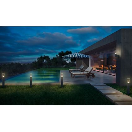 Ledvance - Ulkoseinävalaisin FIGO CYLINDER 1xE27/20W/230V IP44