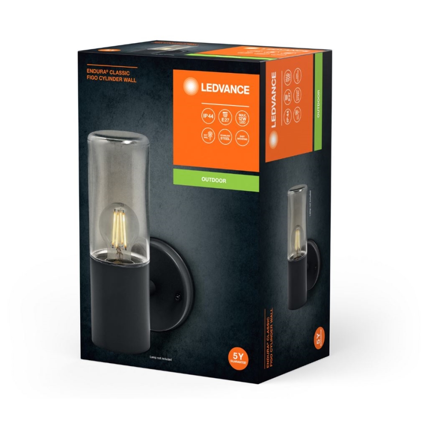 Ledvance - Ulkoseinävalaisin FIGO CYLINDER 1xE27/20W/230V IP44