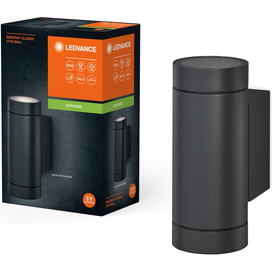 Ledvance - Ulkoseinävalaisin ITYS 2xGU10/35W/230V IP65