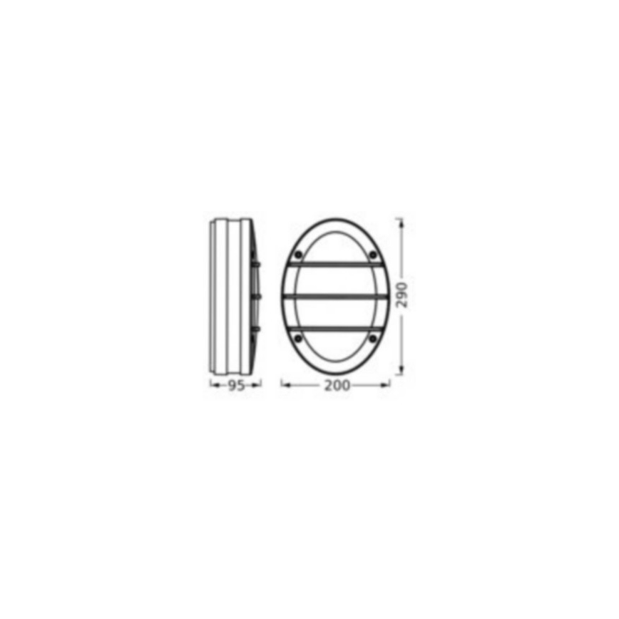 Ledvance - Ulkoseinävalaisin ORBICK 2xE27/18W/230V IP65