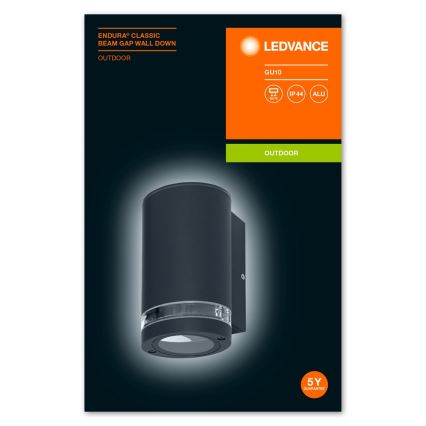Ledvance - Ulkoseinävalo BEAM 1xGU10/35W/230V IP44