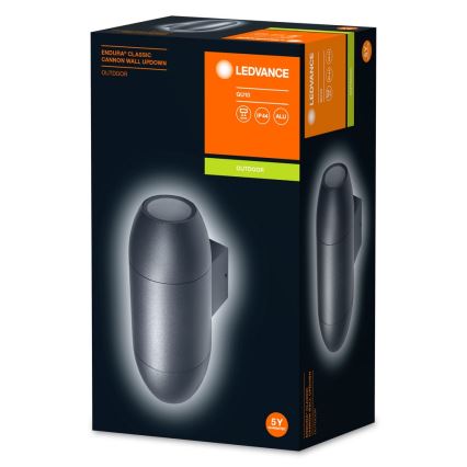 Ledvance - Ulkoseinävalo CANNON 2xGU10/35W/230V IP44