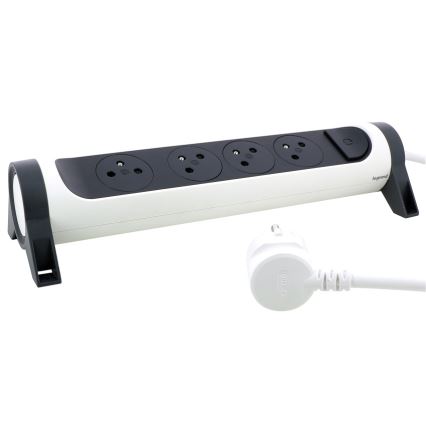 Legrand 049459 - Jatkojohto kytkimellä 4Z Tyyppi E 3m