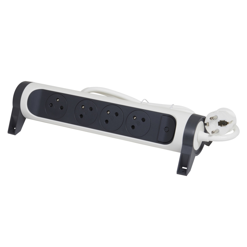 Legrand 049459 - Jatkojohto kytkimellä 4Z Tyyppi E 3m