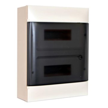 Legrand - 24-moduulin ryhmäkeskus IP40, valkoinen/musta