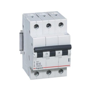 Legrand - 3-napainen johdonsuojakatkaisija RX3 3P B 16A 6000A
