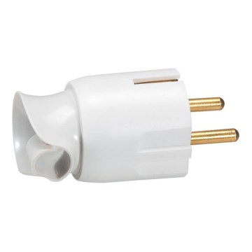 Legrand 50172 - Kääntyvä pistoke 2P+T 230V/16A valkoinen
