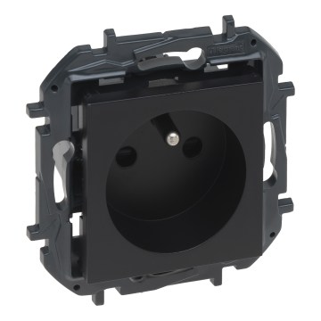 Legrand - Kehyksetön kodin pistorasia NILOE STEP 250V musta