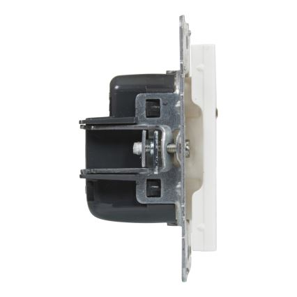 Legrand - Kehyksetön kotitalouspistorasia SUNO 250V valkoinen