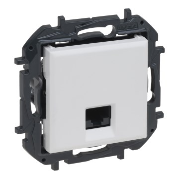 Legrand - kehyksetön RJ45 Ethernet-pistorasia NILOE STEP, valkoinen