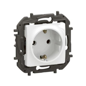 Legrand - Kotitalouspistorasia SCHUKO, kehyksetön, NILOE, 250V, valkoinen