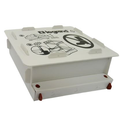 LEGRAND - Lattialaatikko betonille 18 moduulit (9 laitteet 45x45)