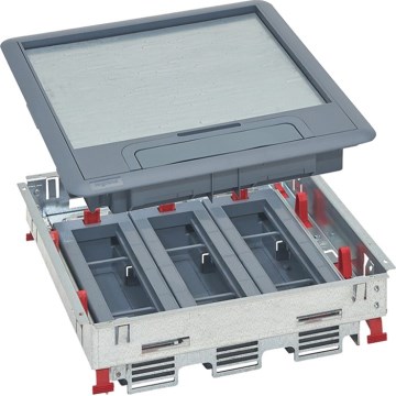 LEGRAND - Lattialaatikko kaksinkertaisille lattioille 24 moduulit (12 laitteet 45x45)