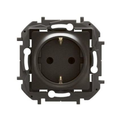 Legrand - NILOE SCHUKO kotitalouspistorasia, kehyksetön, 250V, musta