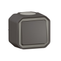 Legrand - Portaiden valokatkaisin nro 6 PLEXO IP55 antrasiitti