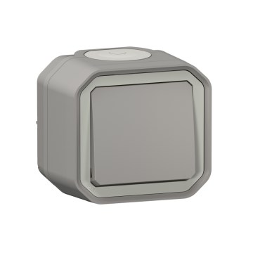 Legrand - Portaikkokytkin nro 6 PLEXO IP55, harmaa