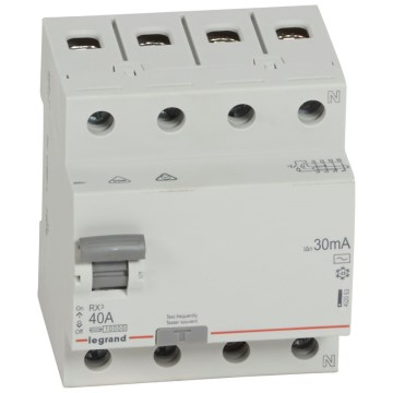 Legrand - RX3 4-napainen vikavirtasuoja 4P 40 A 30 mA AC