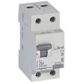 Legrand - Vikavirtasuoja 2-napainen RX3 2P 25 A 30 mA AC