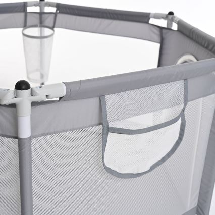 Leikkiaita 120 cm harmaa