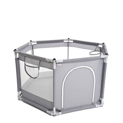 Leikkiaita 120 cm harmaa