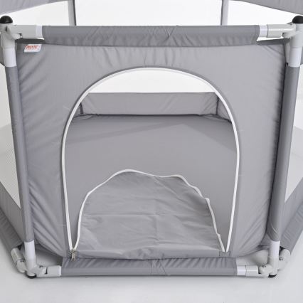 Leikkiaita 120 cm harmaa