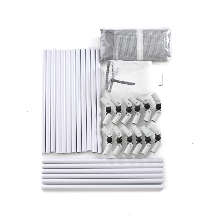 Leikkiaita 120 cm harmaa