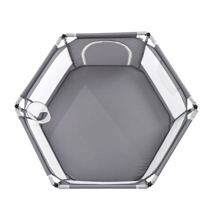 Leikkiaita 120 cm harmaa