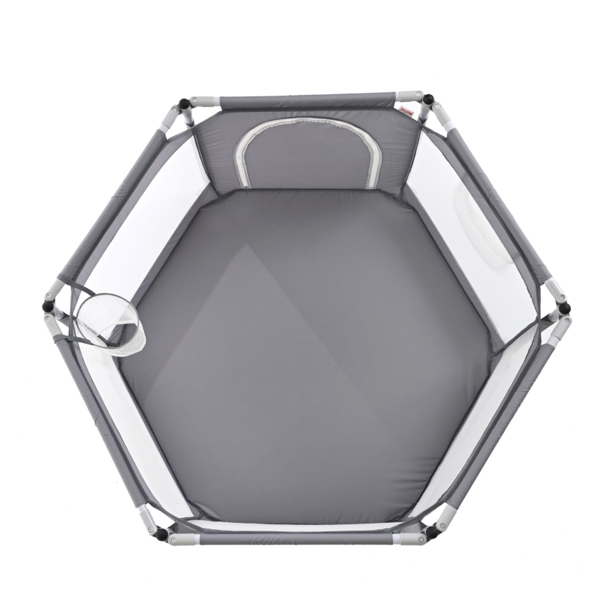 Leikkiaita 120 cm harmaa