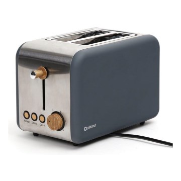 Leivänpaahdin, kaksi aukkoa 900W/230V ruostumaton teräs/harmaa