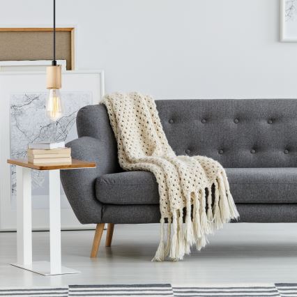 Kattovalaisin johdolla LEON 1xE27/60W/230V pyökki